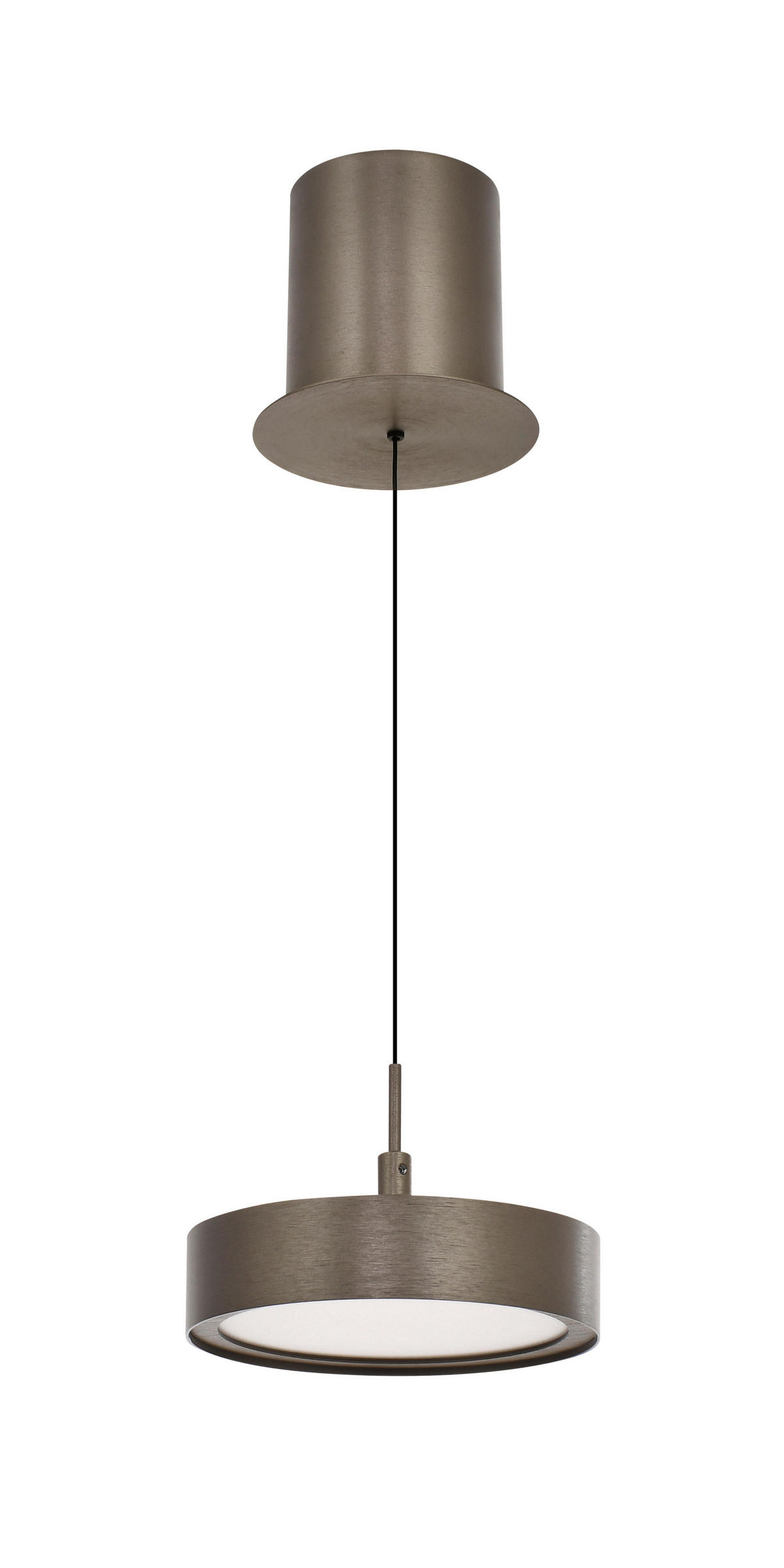 LED-HÄNGELEUCHTE Valensole 17,5/150/17,5 cm  - Bronzefarben, Design, Metall (17,5/150/17,5cm)
