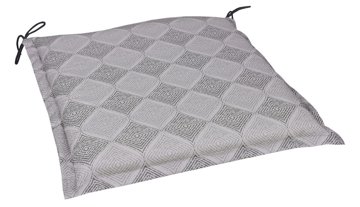 ÜLŐPÁRNA  - ezüst/szürke, Konventionell, textil (45/5/47cm)