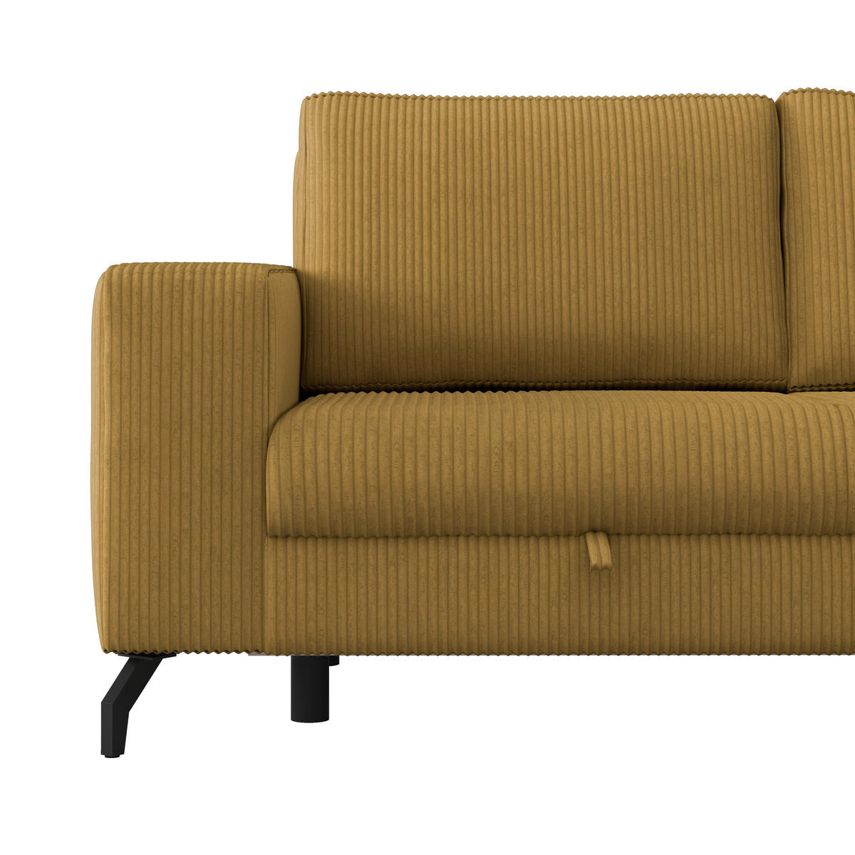 ECKSOFA Senfgelb  - Senfgelb, Trend, Textil (290/178cm) - P & B