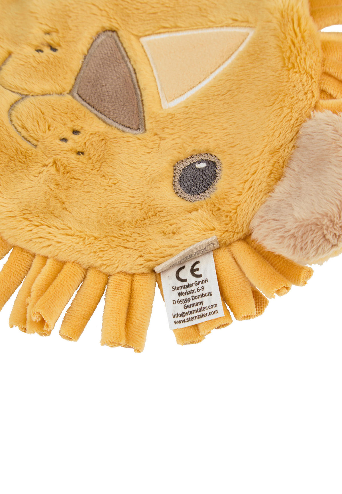 WÄRMETIER Löwe Leo  - Hellgelb, Basics, Textil (14/15/3cm) - Sterntaler