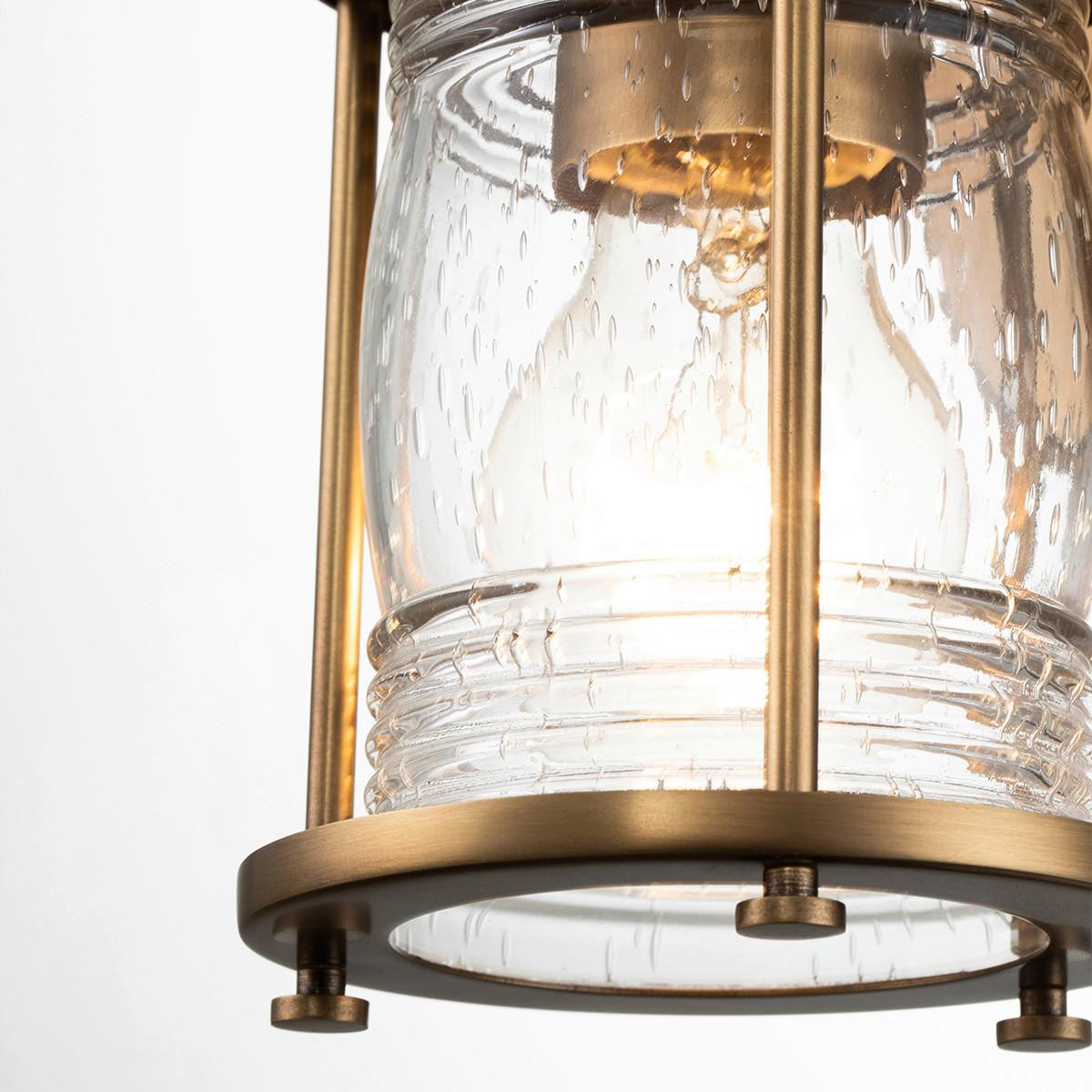 BADEZIMMER-WANDLEUCHTE - Messingfarben, Konventionell, Glas/Metall (20,6/12,7/16,9cm) - Elstead Lighting