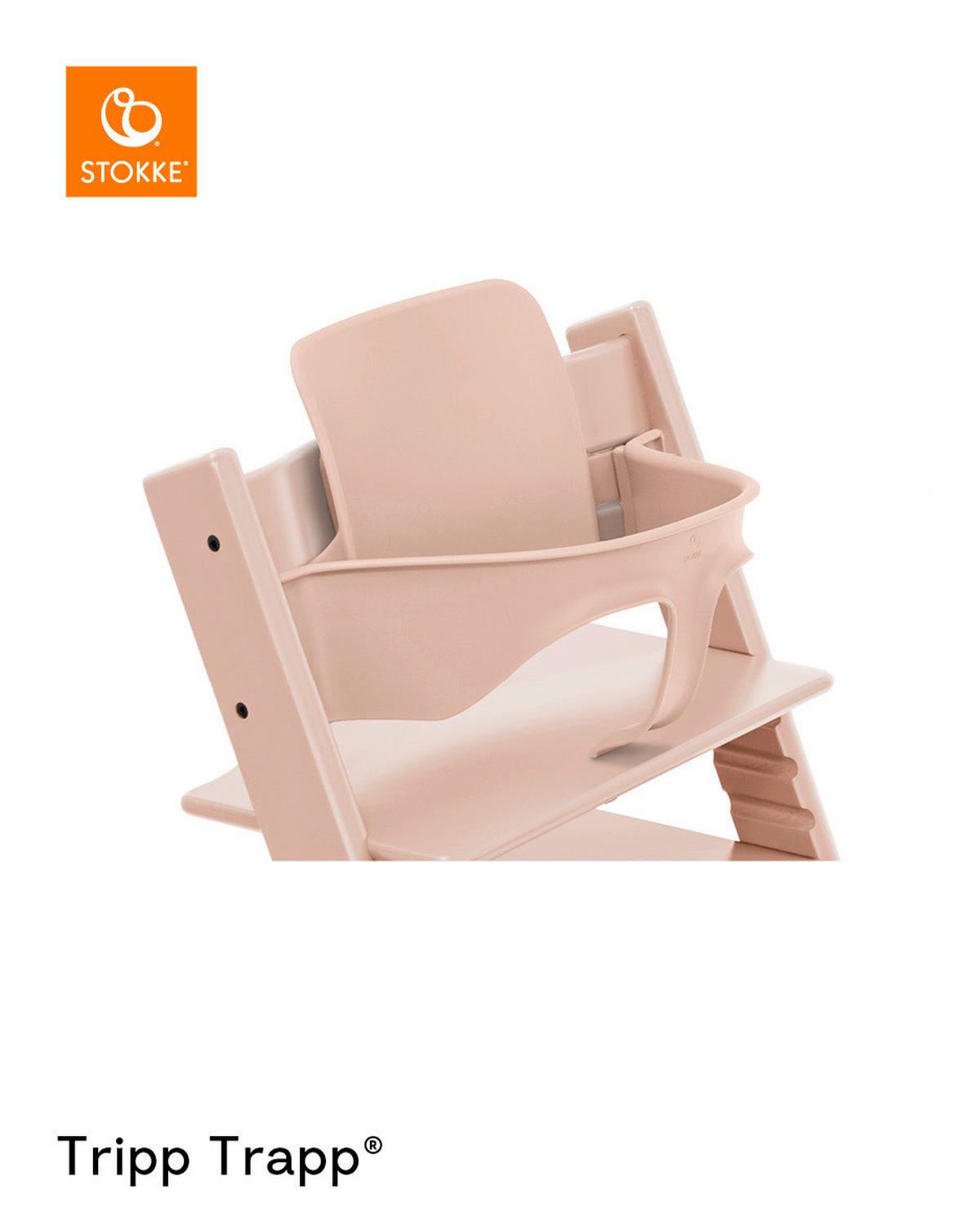 SIGURNOSNA PREČKA ZA HRANILIC  Tripp Trapp Baby Set²  - ružičasta, Basics, plastika (43/19/22cm) - Stokke