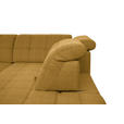 ECKSOFA  in Webstoff Currygelb  216/297 cm  - Currygelb/Schwarz, Design, Holz/Textil (216/297cm) - Xora