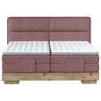 BOXSPRINGBETT 180/200 cm  in Braun, Eichefarben  - Eichefarben/Braun, Natur, Holz/Textil (180/200cm) - Valnatura