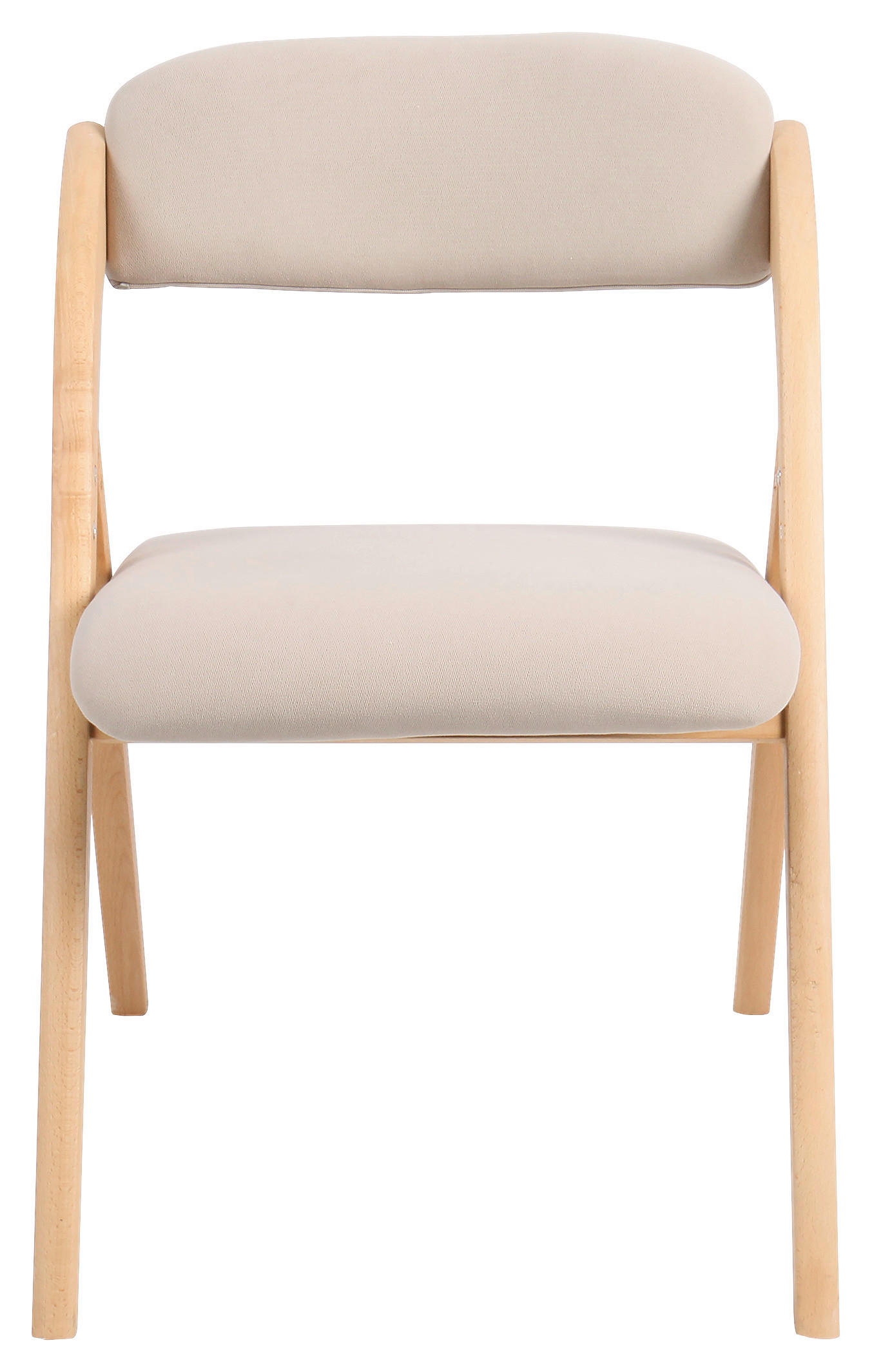 ARMLEHNSTUHL  in Samt  - Beige/Naturfarben, MODERN, Holz/Textil (52/78/53cm) - MID.YOU