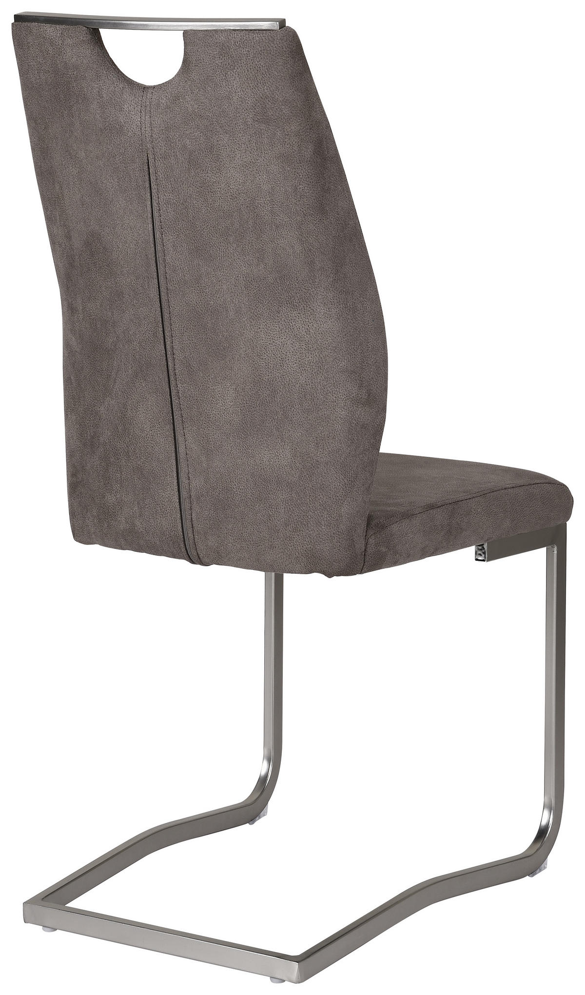STOLICA  taupe, boje kroma  metal, tekstil      - boje kroma/taupe, Design, metal/tekstil (43/101/58cm) - Carryhome