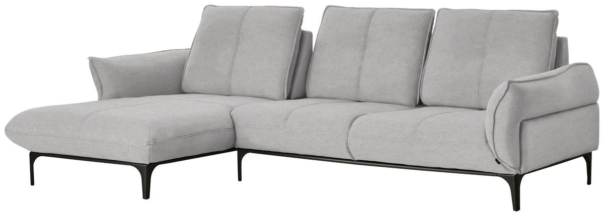 ECKSOFA in Webstoff Creme, Beige  - Beige/Creme, Natur, Textil (182/277cm) - Valnatura