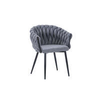 STOLICA  siva, crna  metal, tekstil      - siva/crna, Moderno, metal/tekstil (64/79.5/56.5cm) - Hom`in