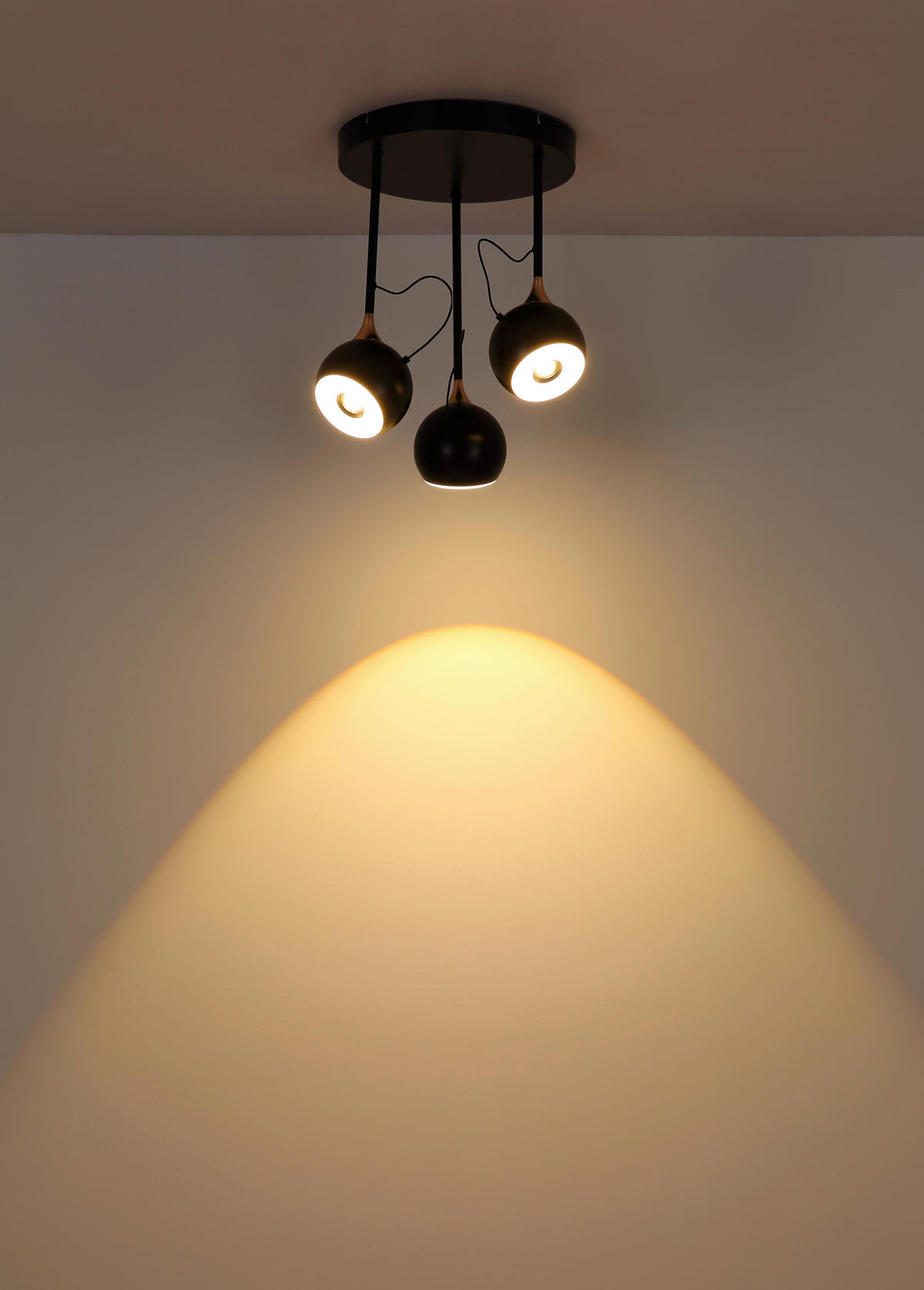 STROPNÍ LED SVÍTIDLO, 32,5/42 cm  - bílá/černá, Design, kov/plast (32,5/42cm) - Globo