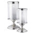 WINDLICHT - Klar/Silberfarben, Design, Glas/Metall (15-20/31,5cm) - Ambia Home WINDLICHT - Klar/Silberfarben, Design, Glas/Metall (15-20/31,5cm) - Ambia Home