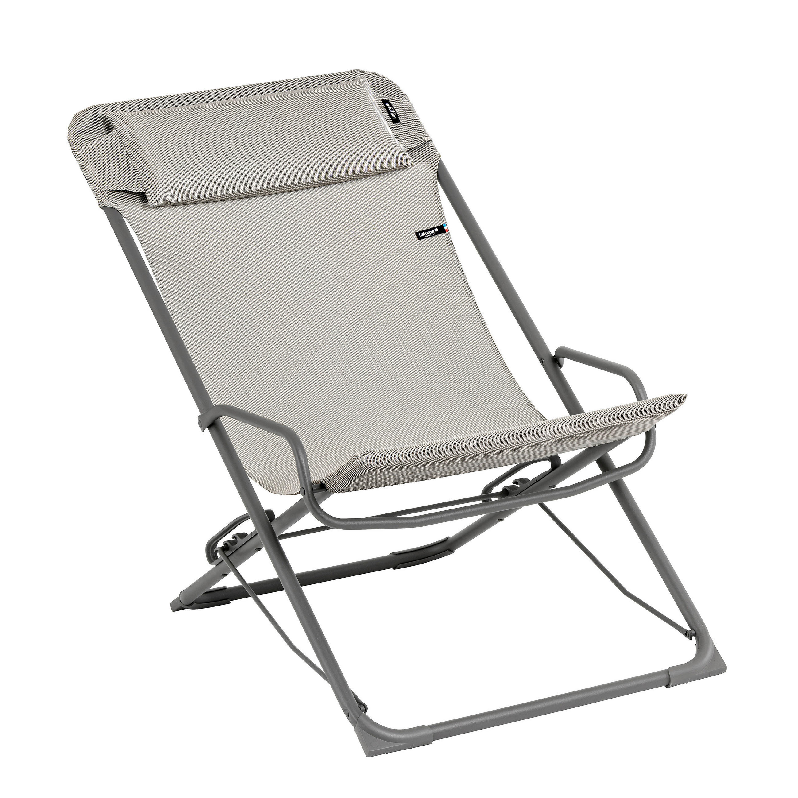 Lafuma Mobilier Strandstuhl Grau 60x91x83 cm