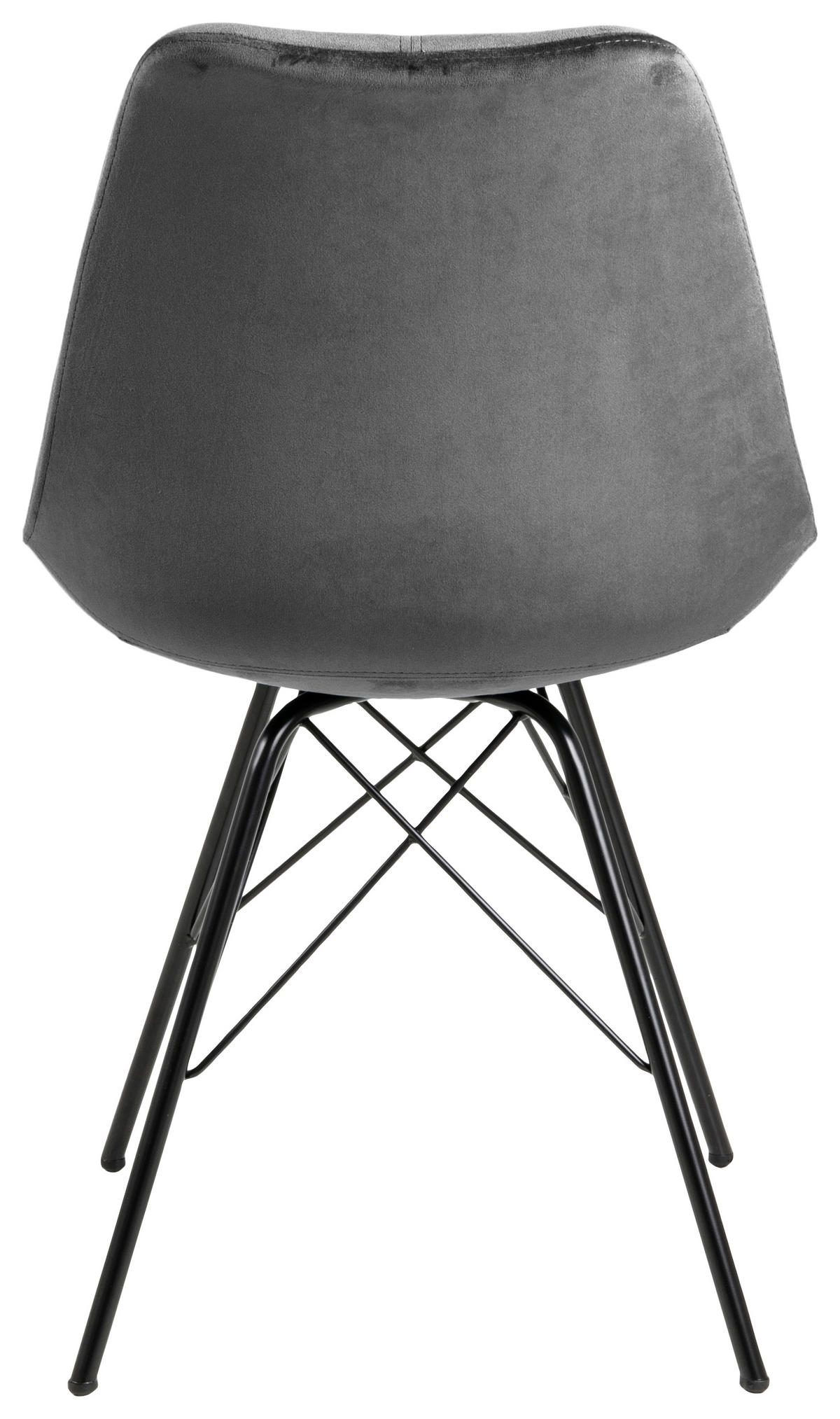 STOLIČKA, 48,5/85,5/54 cm - čierna/tmavosivá, Trend, kov/textil (48,5/85,5/54cm) - Carryhome