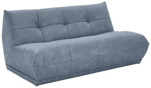 SOFAELEMENT in Lederlook Blaugrau  - Blaugrau, Trend, Textil (180/80/112cm) - Livetastic