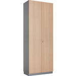 AKTENSCHRANK 80/215,6/42 cm  - Eichefarben/Graphitfarben, KONVENTIONELL, Holzwerkstoff (80/215,6/42cm) - Venda