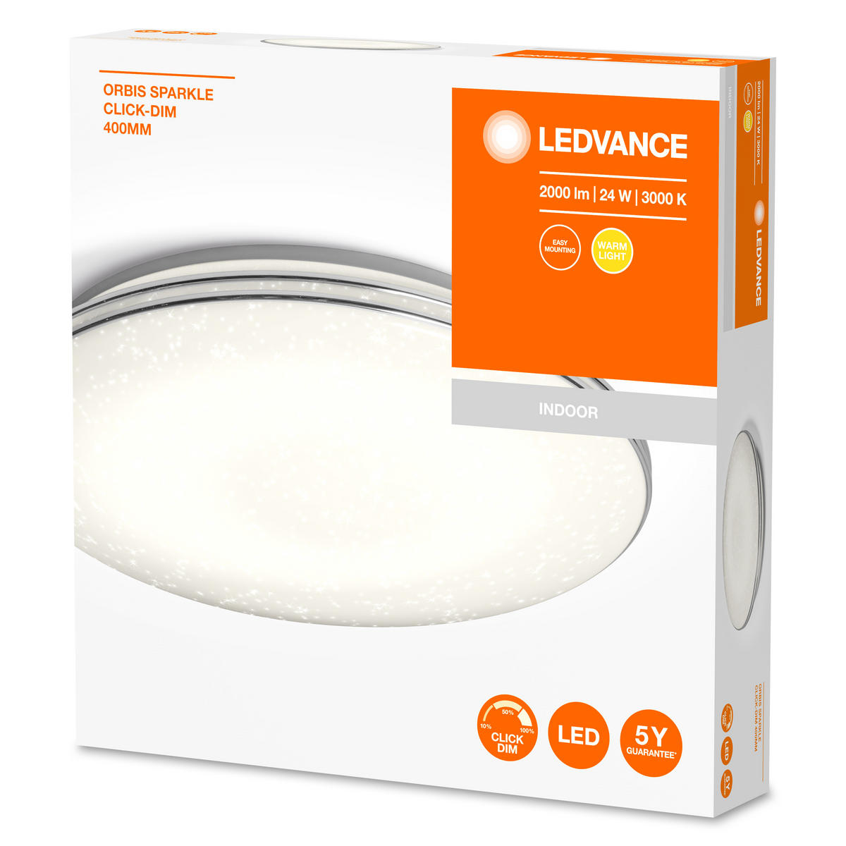 LED-DECKENLEUCHTE 52,6/45,1/46,9 cm   - Basics (52,6/45,1/46,9cm) - Ledvance
