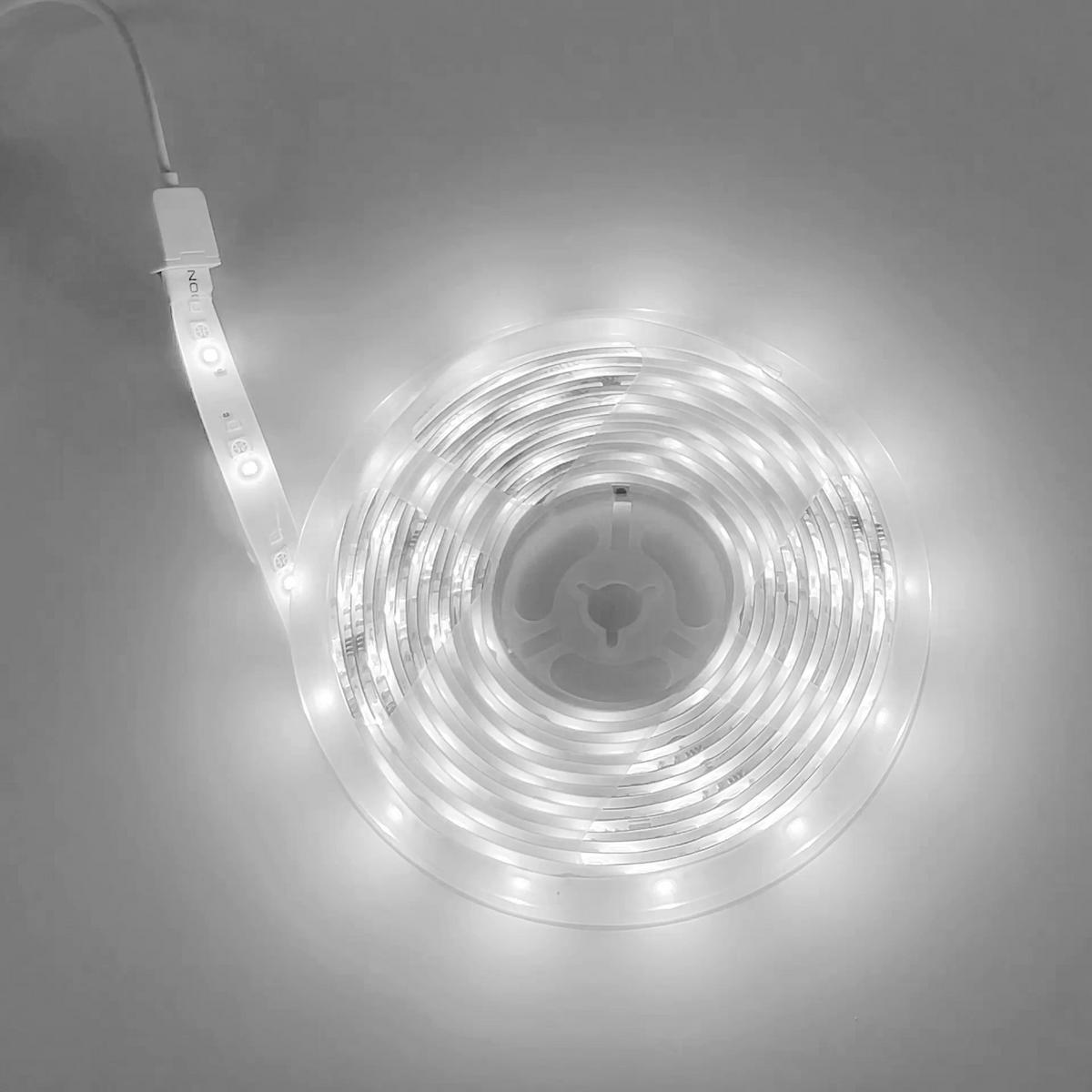 LED-STRIP 300 cm  Rainbow 3  - Weiß, Design, Kunststoff (300cm) - Novel