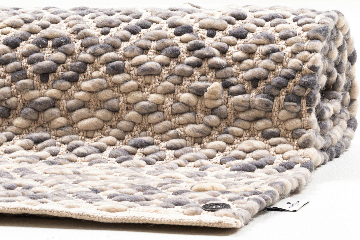 HANDWEBTEPPICH 160/230 cm Grau  - Grau, Basics, Textil (160/230cm) - Tom Tailor