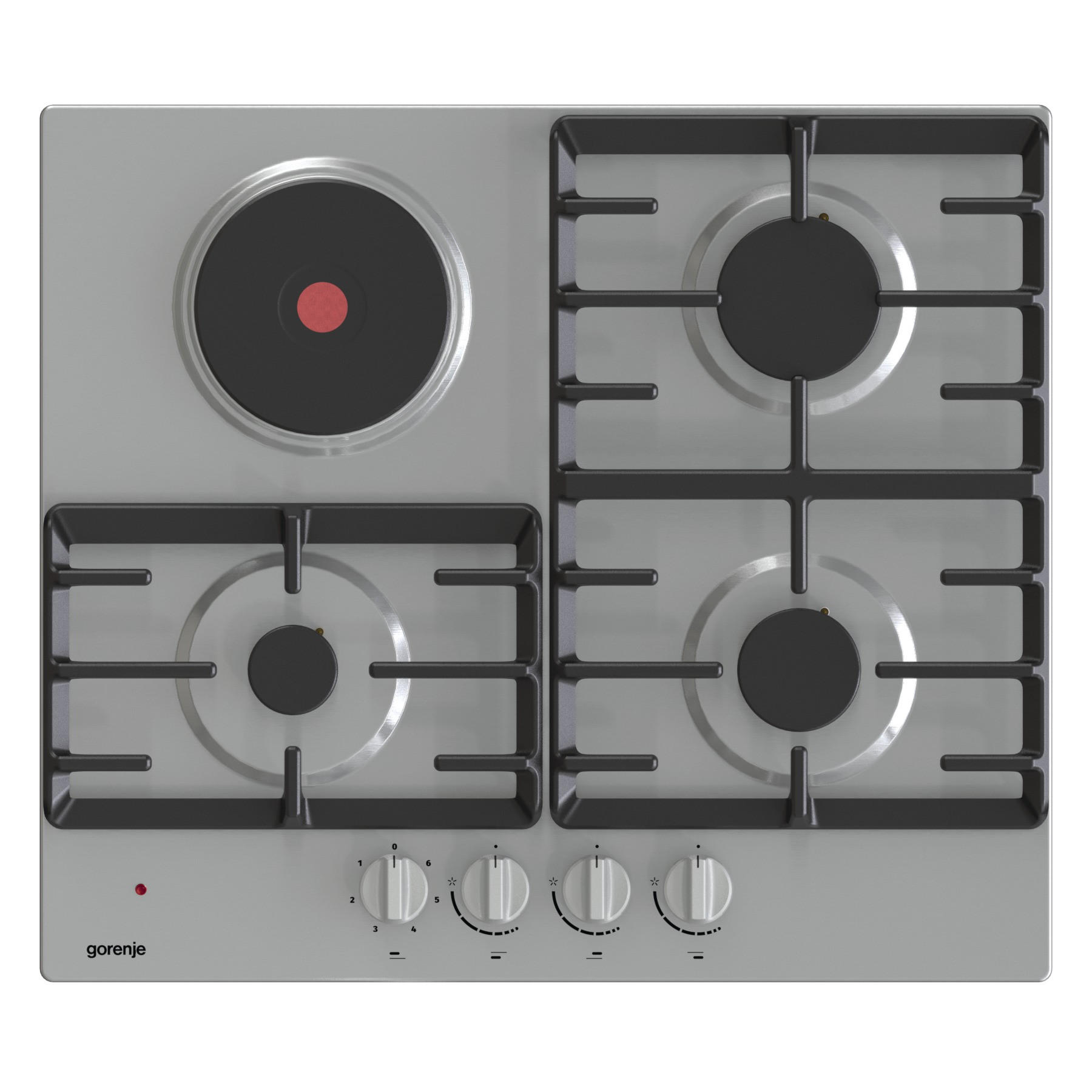 PLOČA ZA KUHANJE GE681X - boje oplemenjenog čelika, Basics, metal (60/13/52cm) - Gorenje