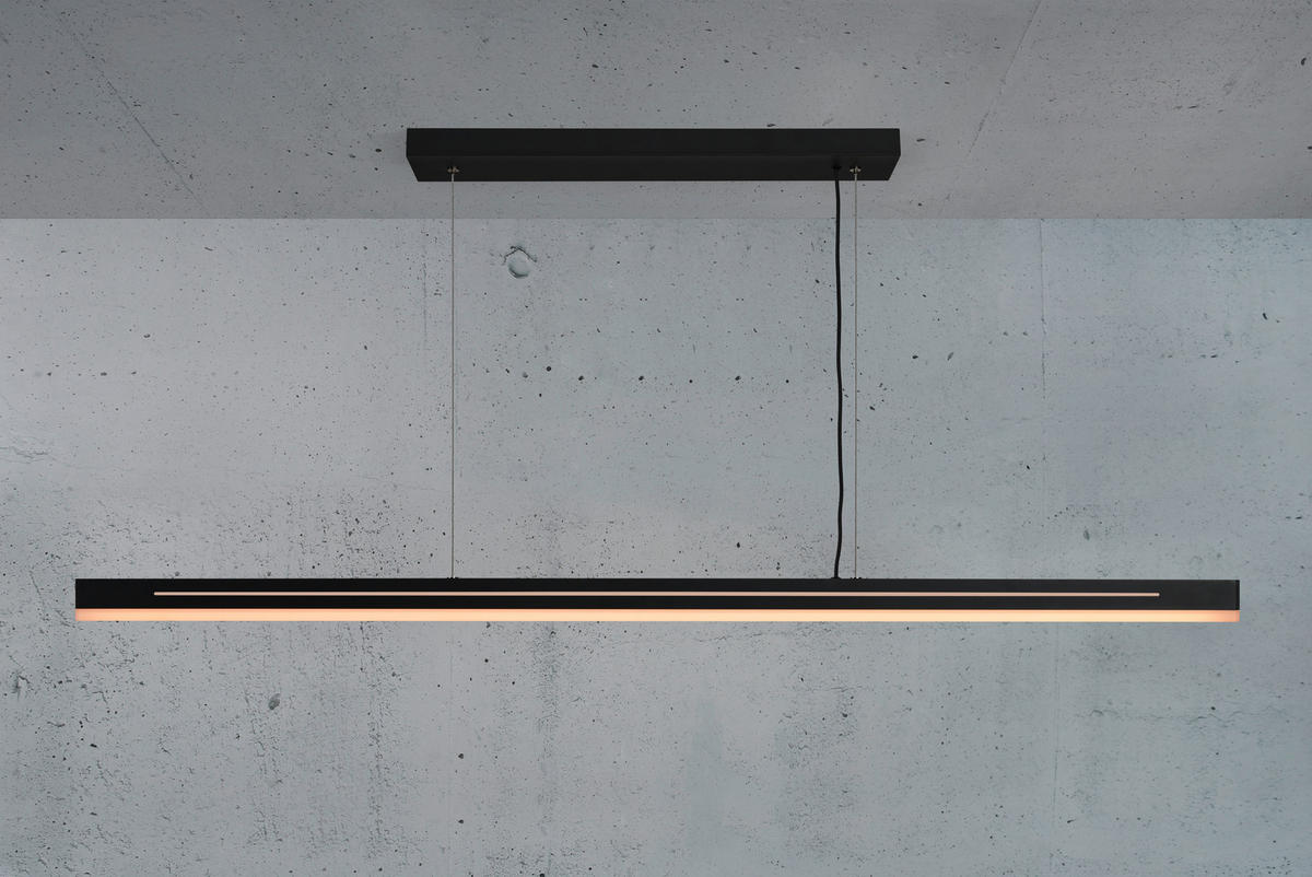 HÄNGELEUCHTE 115/3,2/4,2 cm  - Schwarz, Design, Metall (115/3,2/4,2cm) - Nordlux