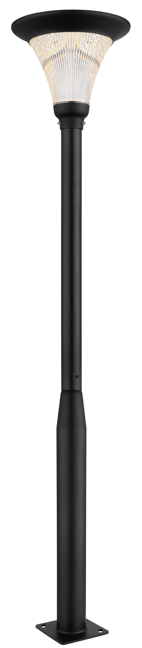 SOLARLEUCHTE  - Klar/Schwarz, Design, Glas/Kunststoff (42,5/336cm) - Globo