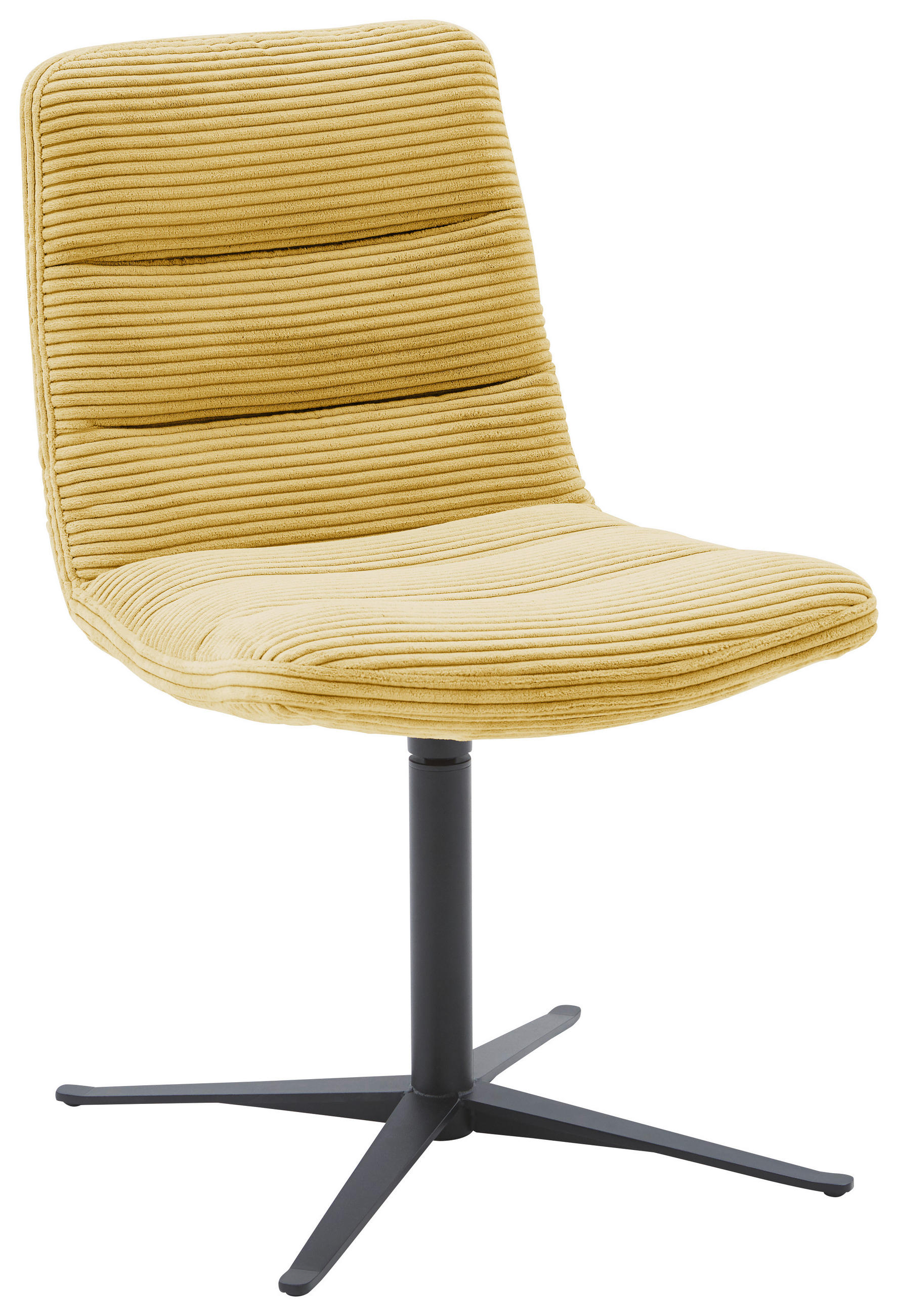 STUHL - Gelb/Schwarz, Design, Textil/Metall (52/88/66cm) - Dieter Knoll