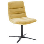 STUHL - Gelb/Schwarz, Design, Textil/Metall (52/88/66cm) - Dieter Knoll