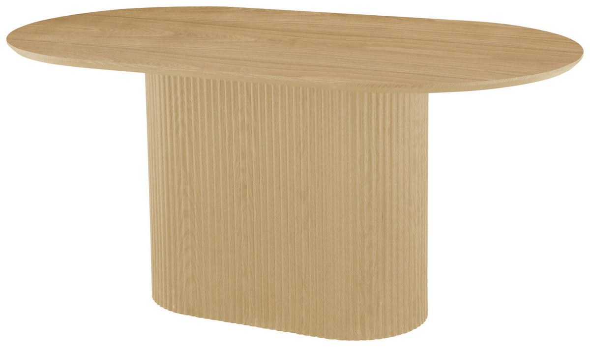 ESSTISCH Eiche furniert rechteckig Eichefarben  - Eichefarben, LIFESTYLE, Holz/Holzwerkstoff (160/75/90cm) - MID.YOU