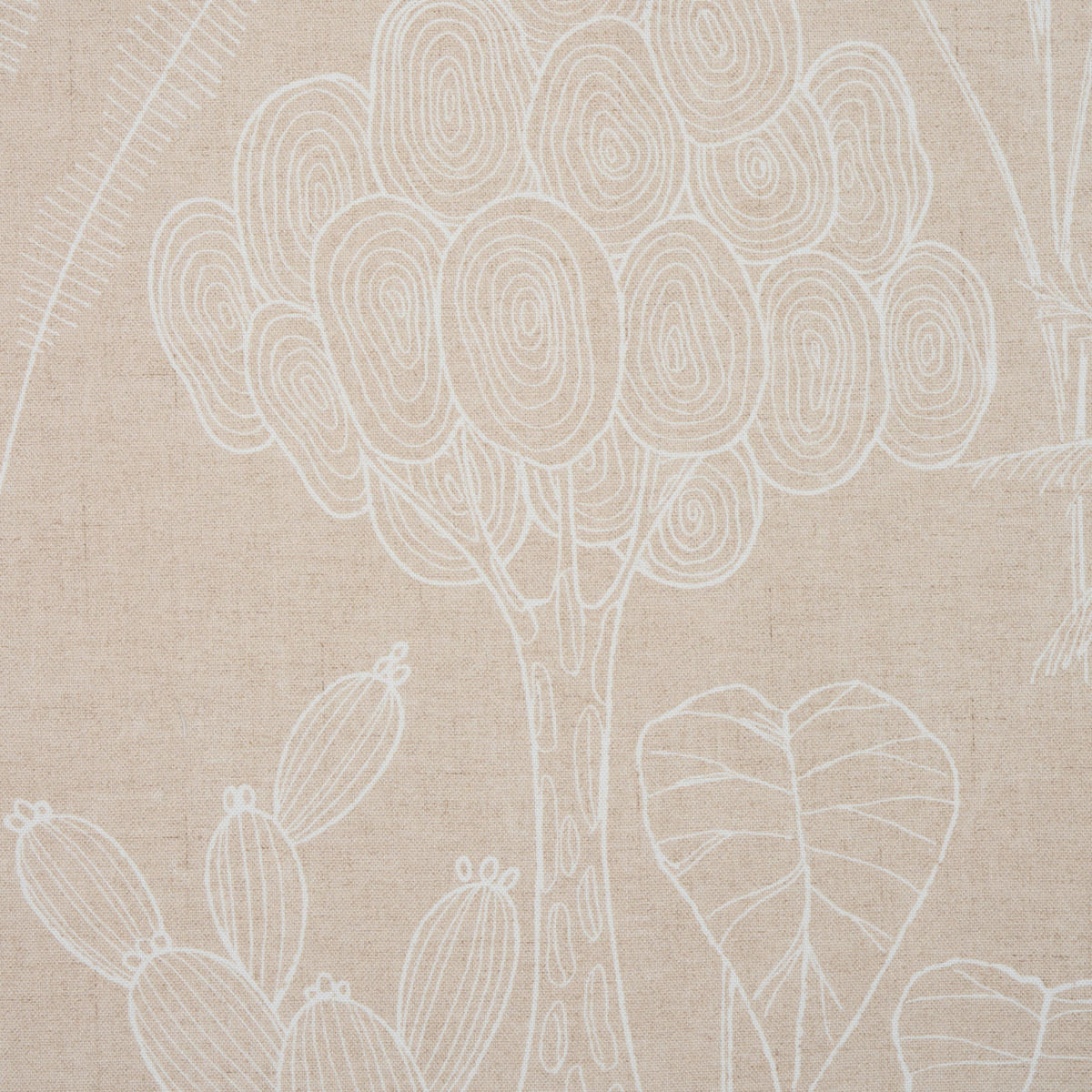 VORHANGSTOFF per lfm blickdicht  - Hellbraun, Design, Textil (140cm) - Esposa