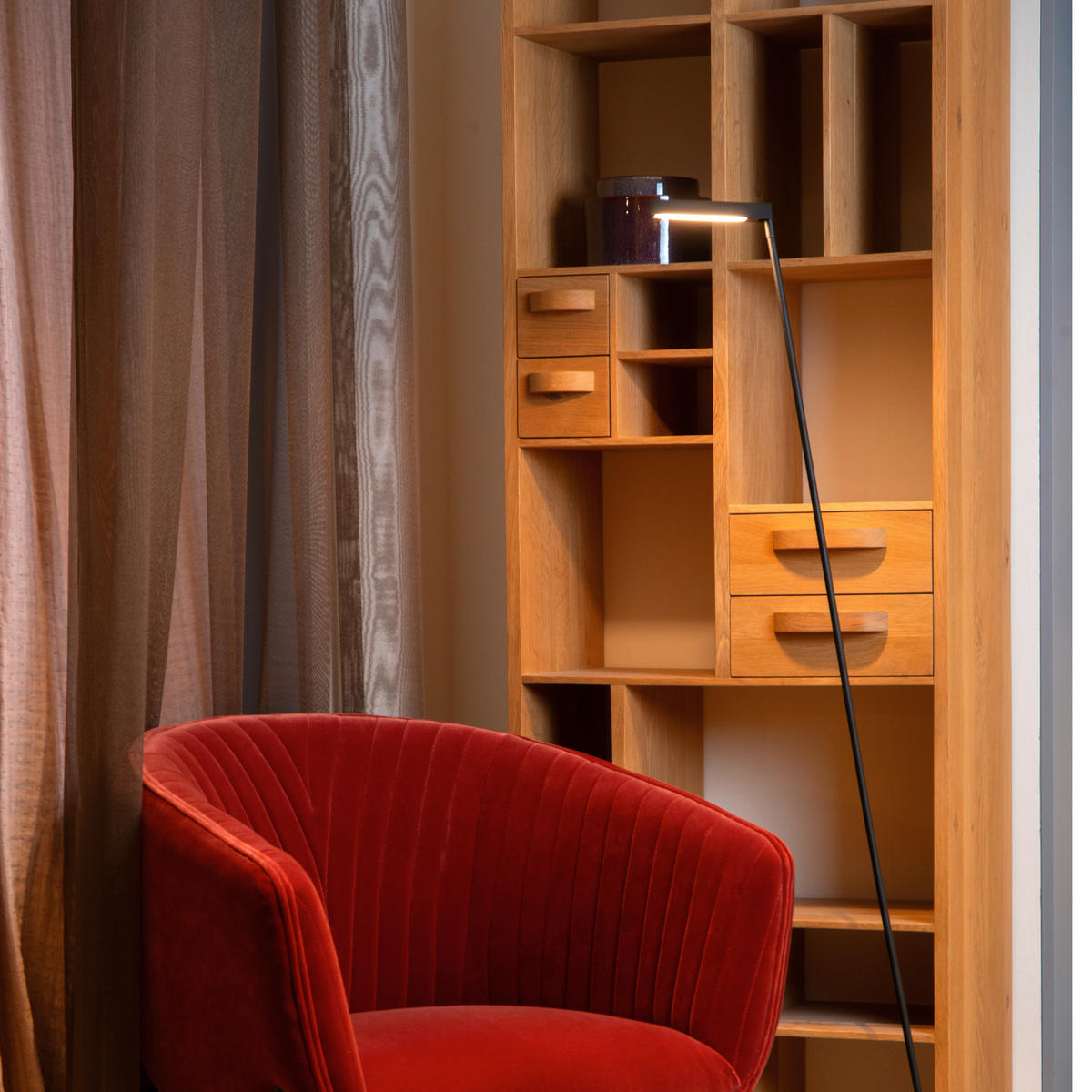 LED-STEHLEUCHTE - Design (54.8/20/137.9cm) - Lucide