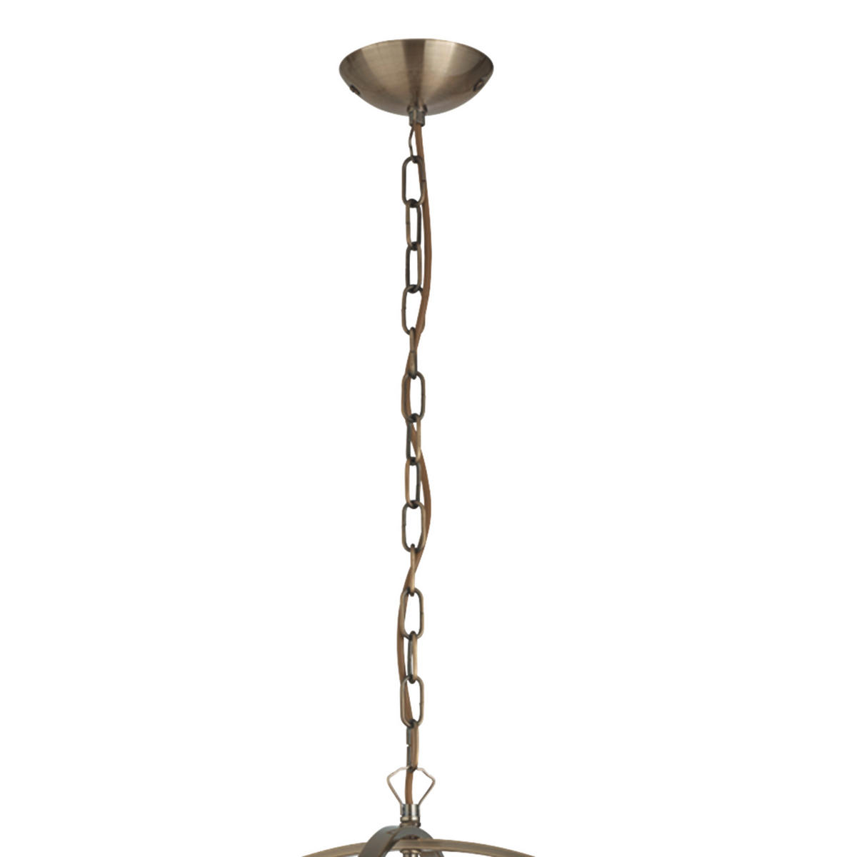 VISEČA SVETILKA  Orbit      60/210 cm      E14 - barve medenine, Design, kovina (60/210cm)