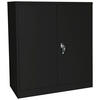 AKTENSCHRANK Schwarz  - Schwarz, Basics, Metall (90/105/40cm) - MID.YOU