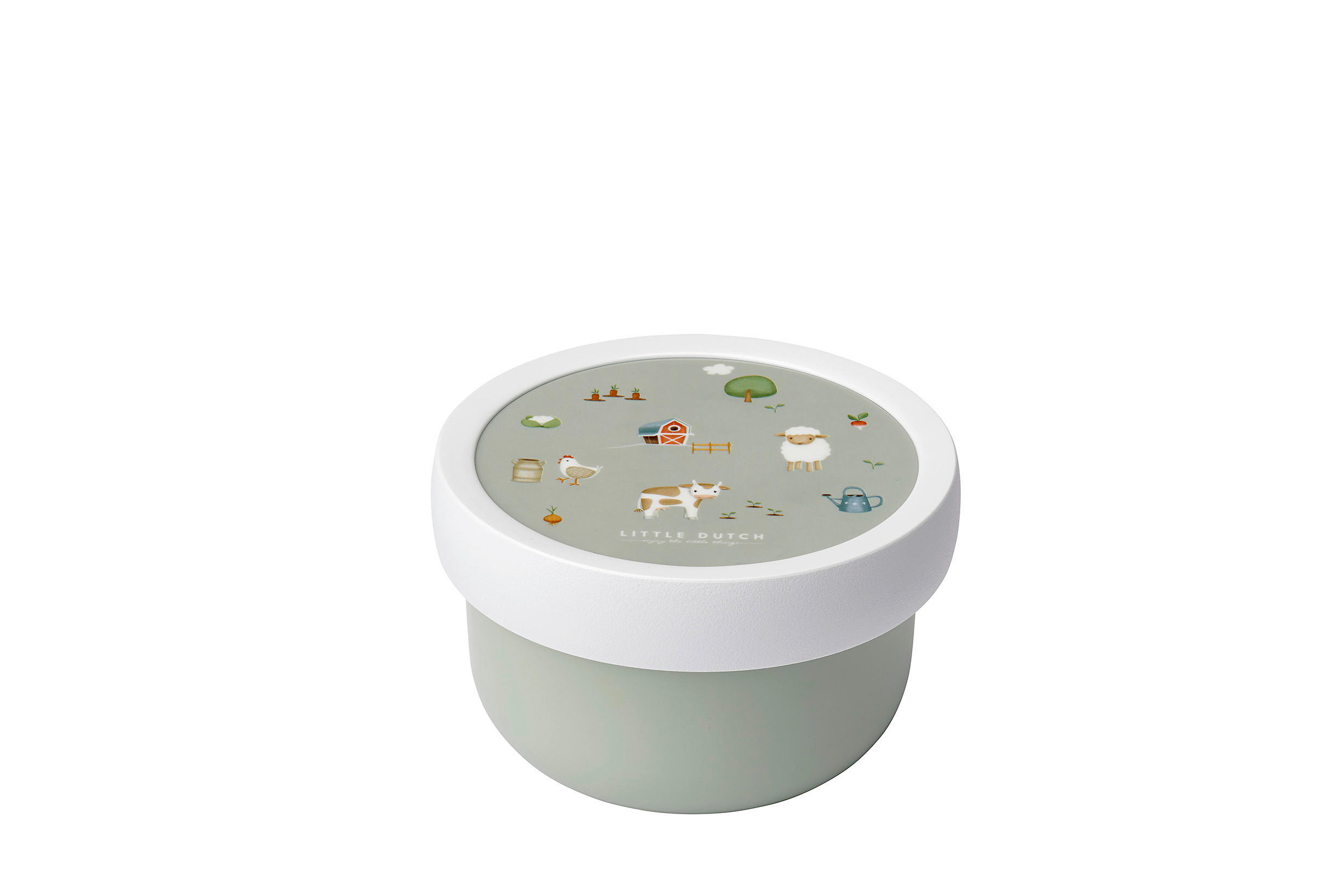 JAUSENBOX  - Multicolor/Weiß, KONVENTIONELL, Kunststoff (6,7/10,4cm) - Mepal