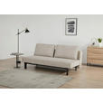 SCHLAFSOFA Cord Beige  - Beige/Schwarz, Design, Textil/Metall (191/92/99cm) - Carryhome