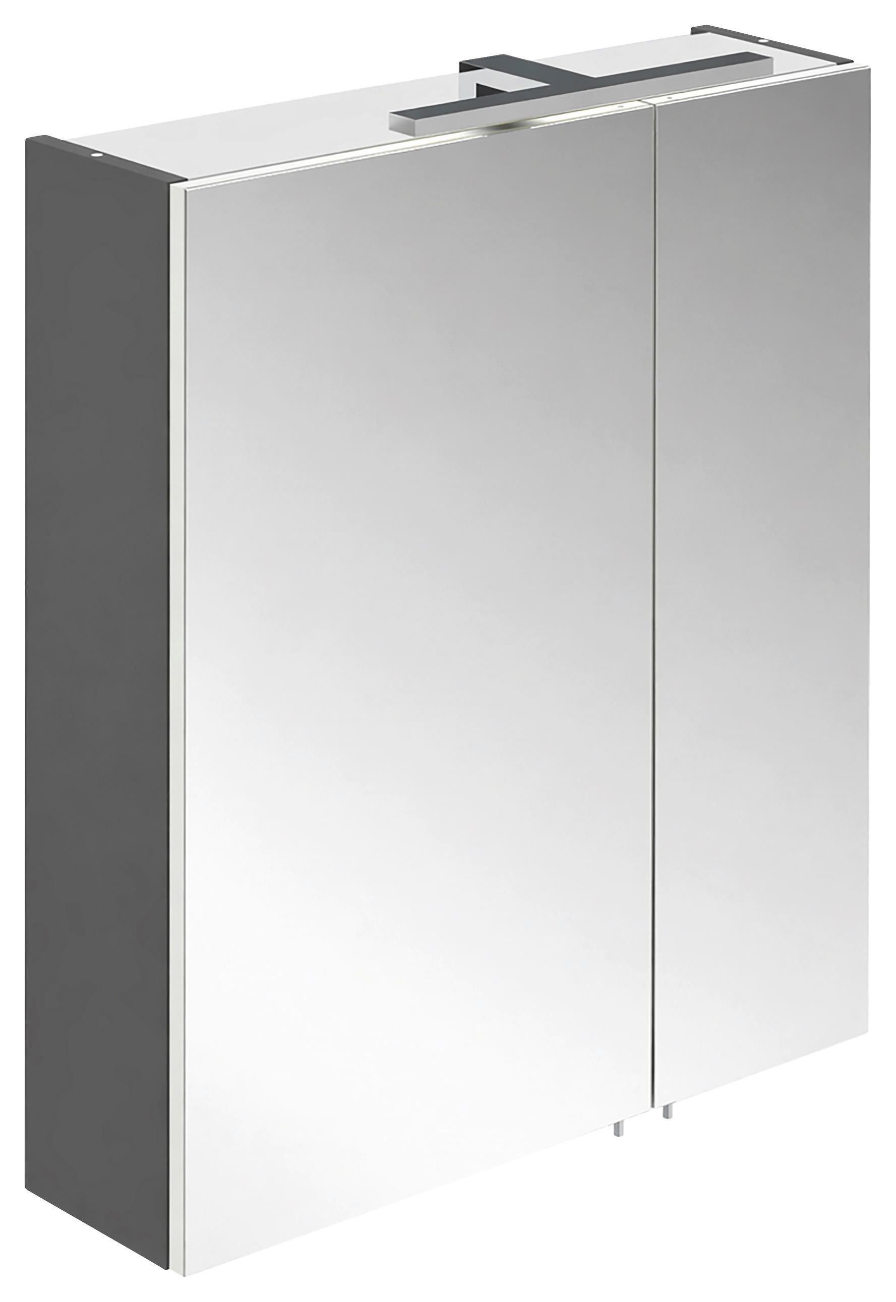 Stylife Spiegelschrank Adana Silber 60x74.8x16 cm