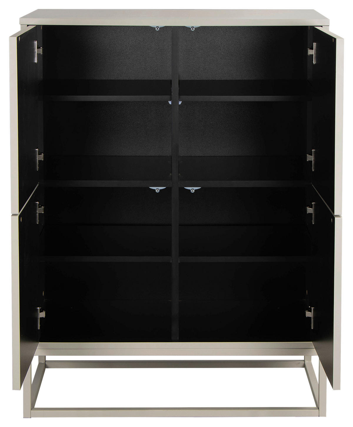 SIDEBOARD  in 80/110/40 cm  - Weiß, Design, Holzwerkstoff/Metall (80/110/40cm) - MID.YOU