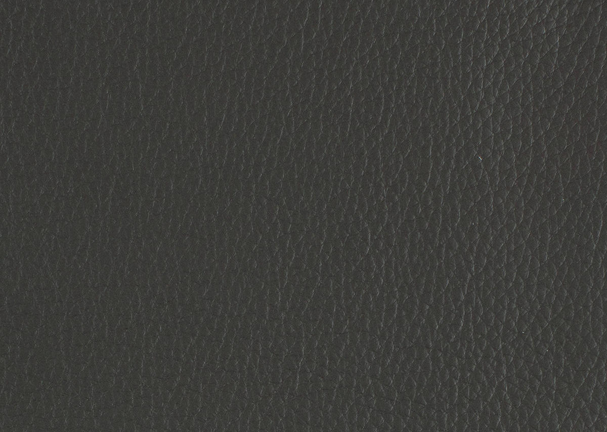 ECKSOFA in Echtleder Graubraun  - Graubraun/Schwarz, Design, Leder/Metall (193/328cm) - Dieter Knoll