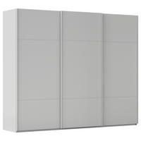 SCHWEBETÜRENSCHRANK 271/223/68 cm,  in Grau, 3 Tür(en)  - Grau, KONVENTIONELL, Holzwerkstoff/Metall (271/223/68cm) - Novel