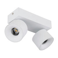 LED ZÁŘIČ, 20.5/7.2/12 cm - bílá/průhledné, Basics, kov/plast (20.5/7.2/12cm) - Globo
