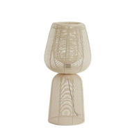 TISCHLEUCHTE ABOSO 24/54 cm   - Weiß, Trend, Metall (24/54cm) - Light & Living