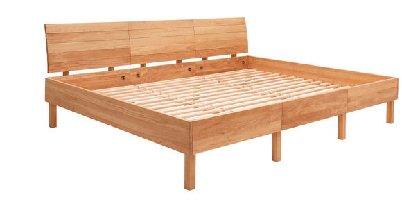 FAMILIENBETT - Wildeiche, Natur, Holz (270/200cm) - Linea Natura