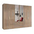 DREHTÜRENSCHRANK 6 -türig Sonoma Eiche - Alufarben/Sonoma Eiche, KONVENTIONELL, Glas/Holzwerkstoff (300/216/58cm) - Hom`in