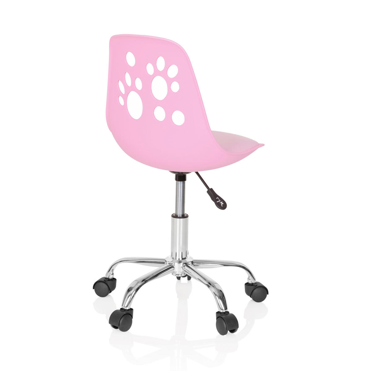 OTOČNÁ ŽIDLE PRO MLÁDEŽ, pink - pink, Moderní, textil/plast (40/72-82/44cm) - MID.YOU