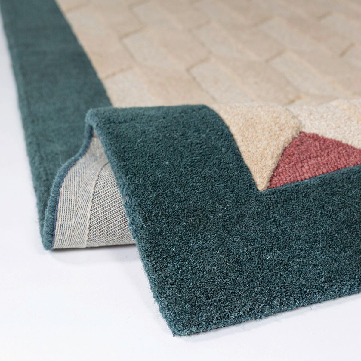 WOLLTEPPICH 200/290 cm Apex Petrol rechteckig  - Petrol, Basics, Textil (200/290cm) - Flair Rugs