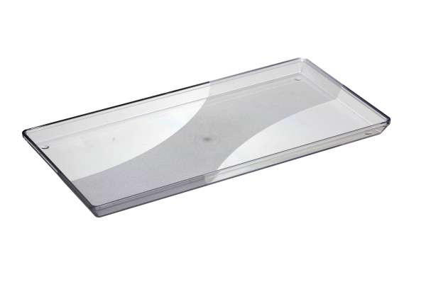 Serviertablett aus Kunststoff Bella 34x18 cm, Transparent