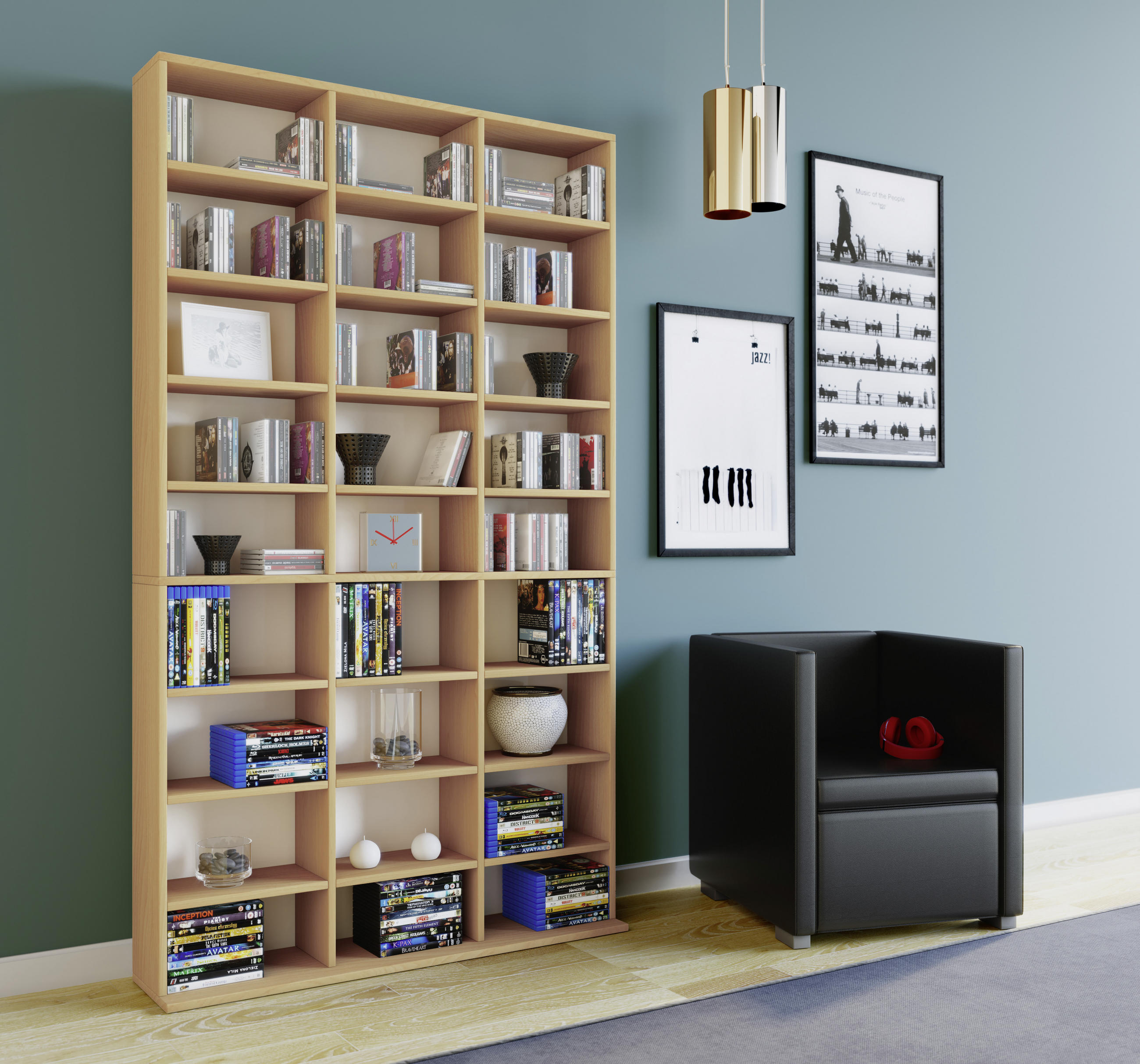 REGAL Buchefarben  - Buchefarben, KONVENTIONELL, Holzwerkstoff (102/183/18 (23)cm) - MID.YOU