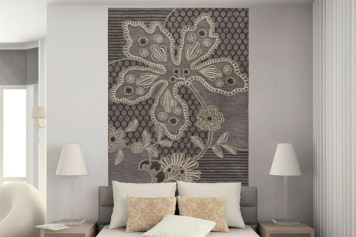 FLACHWEBETEPPICH  Wohnzimmer 120/180 cm Braun, Beige rechteckig  - Beige/Braun, Basics, Textil (120/180cm) - Kayoom