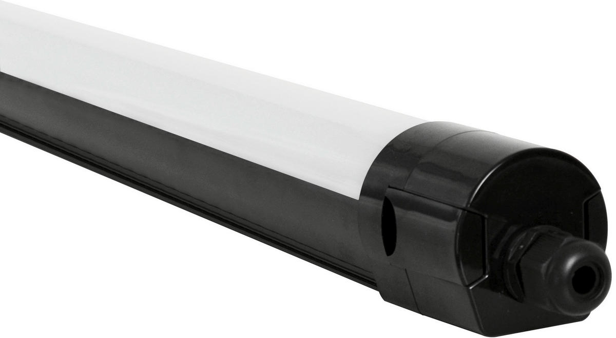 LED-DECKENLEUCHTE pro 62/6/6 cm   - Schwarz, Basics, Kunststoff (62/6/6cm)