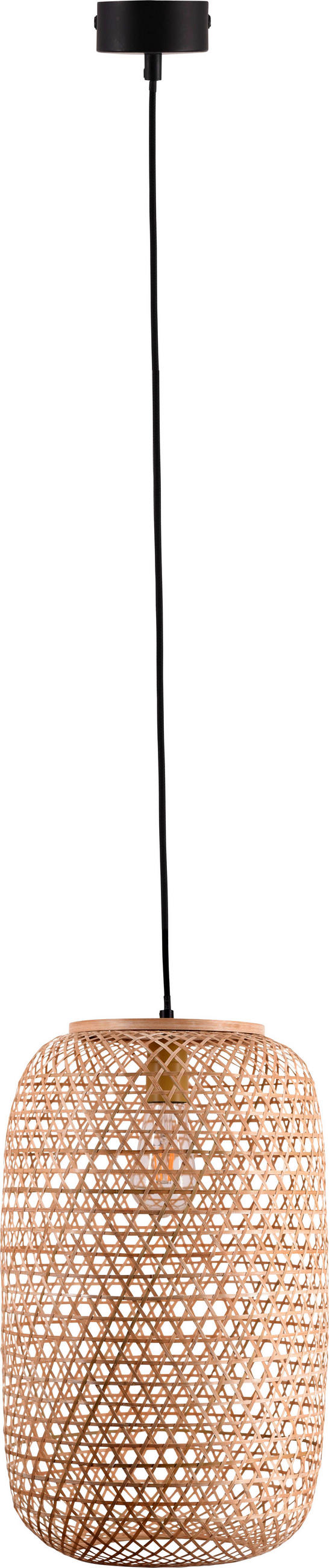 HÄNGELEUCHTE 31/135 cm  - Naturfarben, Design, Naturmaterialien/Kunststoff (31/135cm) - Novel