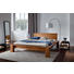 BALKENBETT Wildeiche massiv 180/200 cm - Eichefarben, Design, Holz (180/200cm) - Hasena