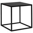 BEISTELLTISCH 40/40/40 cm Schwarz quadratisch  - Schwarz, Design, Metall (40/40/40cm) - Johann Jakob